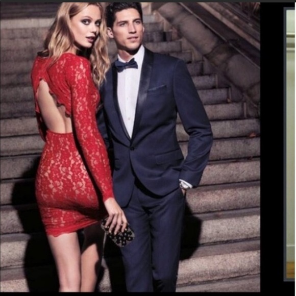 red lace dress - Picture 1 of 6